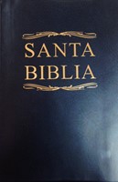 Biblia RVR 1960 letra grande azul