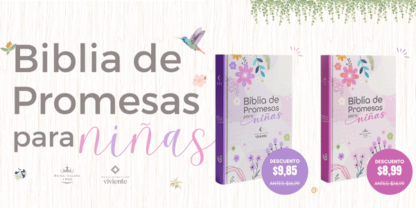 ¡Ayuda a las niñas a construir una base sólida en su fe con la Biblia de Promesas para niñas!