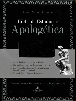 Biblia de Estudio de Apologética RVR60 (Imitación Piel Negro ) [Biblia de Estudio]