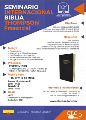 Seminario Presencial de la Biblia Thompson
