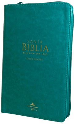RVR60 Biblia Tamaño Manual Letra Grande con Cierre