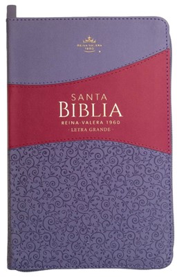 RVR60 Biblia Bitono Tamaño Manual Letra Grande con Cierre
