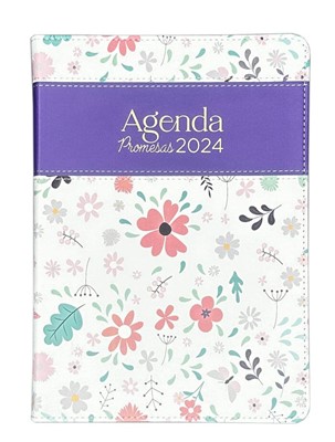 Agenda 2024 Promesas - Floral Morada