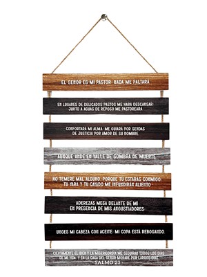 Retablo de Madera - El Señor es mi Pastor