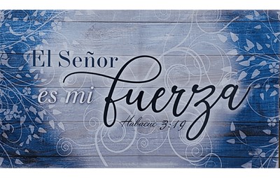 Cuadro Canvas Gigante - El Señor es Mi Fuerza