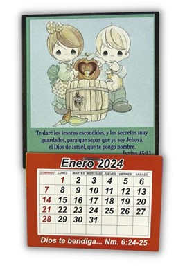 Calendario 2024 Imantado Pequeño