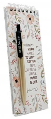 Block de Notas con Bolígrafo - Isaías 41:10