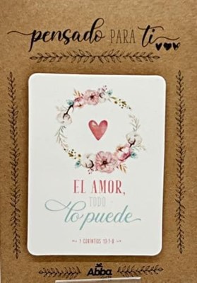 Imantado Madera - El Amor