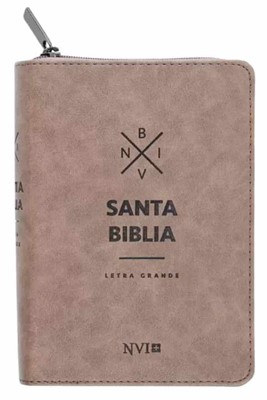 NVI Biblia Letra Grande Tamaño Portátil Compacta con Cierre