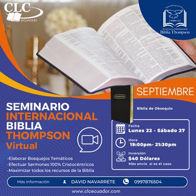 Seminario Biblia Thompson Virtual- SEPTIEMBRE 2025