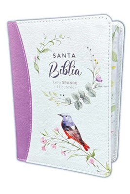 RVR60 Biblia Tamaño Manual Letra Grande con Canto Pintado