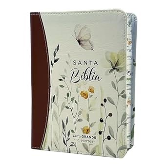 RVR60 Biblia Tamaño Manual Letra Grande con Canto Pintado