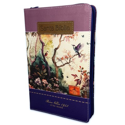 RVR60 Biblia Tamaño Manual Letra Grande con Índice y Cierre