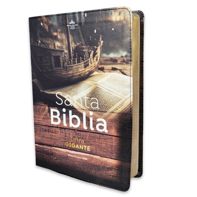 RVR60 Biblia Letra Gigante con Canto Dorado