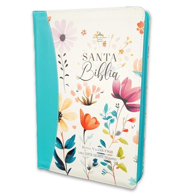 RVR60 Biblia Tamaño Grande Letra Súper Gigante con Cierre e Índice