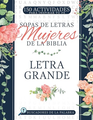 Sopas de letras Mujeres de la Biblia, Letra grande