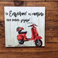 Cuadro Madera 26x26