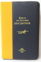 RVR60 Biblia de Estudio MacArthur con Cierre (Imitación Piel) [Biblia de Estudio]