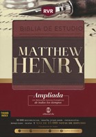 RVR Biblia de Estudio Matthew Henry con Índice (Imitación Piel) [Biblia de Estudio]