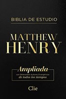 RVR Biblia de Estudio Matthew Henry Ampliada con Índice (Imitación Piel) [Biblia de Estudio]