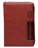 RVR60 Biblia Letra Grande Tamaño Manual con Cierre e Índice (Imitación Piel) [Biblia]