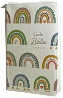 RVR60 Biblia Tamaño Manual Letra Grande con Cierre (Tela) [Biblia]