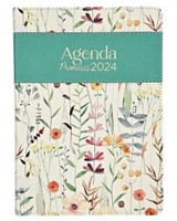 Agenda 2024 Promesas - Floral Turquesa
