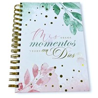 Devocional Mis Momentos con Dios - Floral Rosa (Tapa Dura) [Libro]