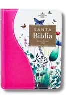RVR60 Biblia Bitono Jardín Mariposas Tamaño Bolsillo (Imitación Piel) [Biblia]
