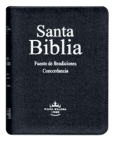 RVR60 Biblia Fuente de Bendiciones Tamaño Manual con Cierre e Índice (Imitación Piel) [Biblia]