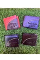 Billetera de Cuerina con Mensaje (Imitación Piel)
