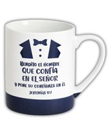 Taza 17 Oz. - Bendito el Hombre (Cerámica)