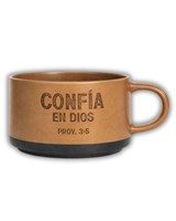 Taza 14 Oz. - Confía en Dios (Cerámica)