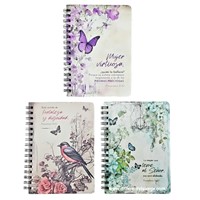 Pack 3 Libretas - Mariposas (Rústica)