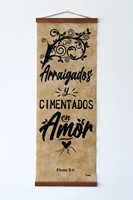 Pergamino de Pared (Cuero Sintético)