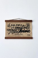 Pergamino de Pared Pequeño (Cuero Sintético)