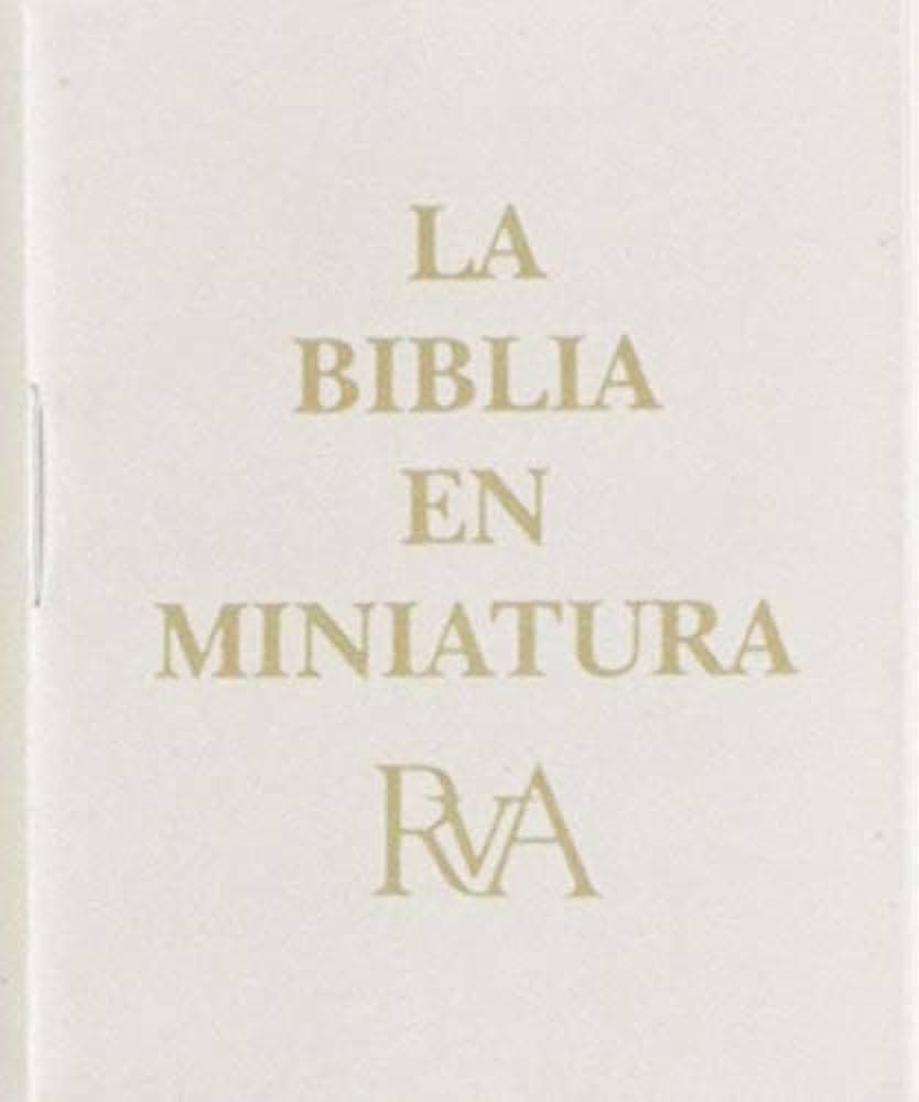 RVA La Biblia en Miniatura - Letras Doradas