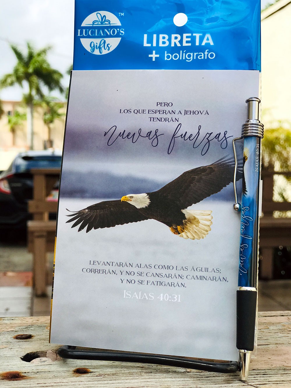 Libreta Pack + Boligrafo Aguila Lucianos