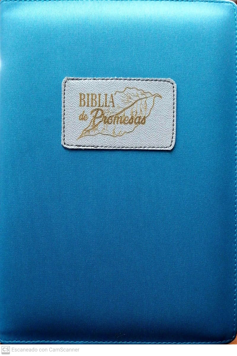 Biblia RVR60 Promesas Letra Grande con cierre