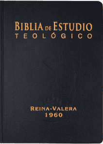 RVR60 Biblia de Estudio Teológico con Índice