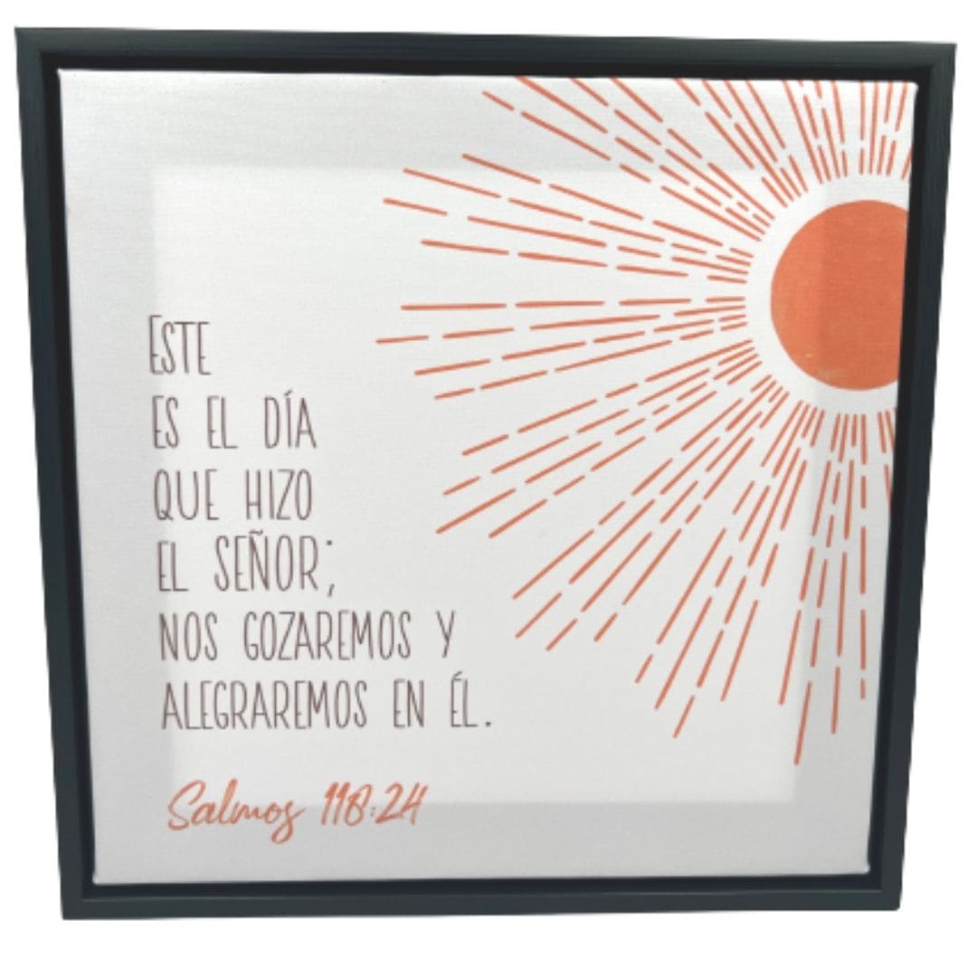 Cuadro Canvas con Marco - Este es el Día