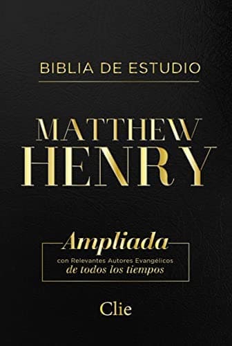 RVR Biblia de Estudio Matthew Henry Ampliada con Índice