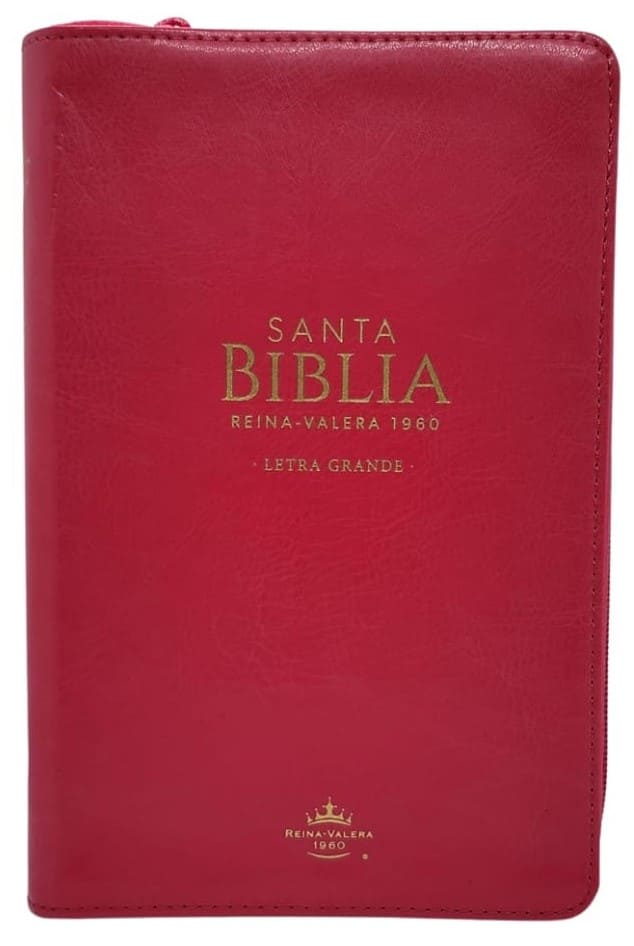 RVR60 Biblia Tamaño Manual Letra Grande con Cierre