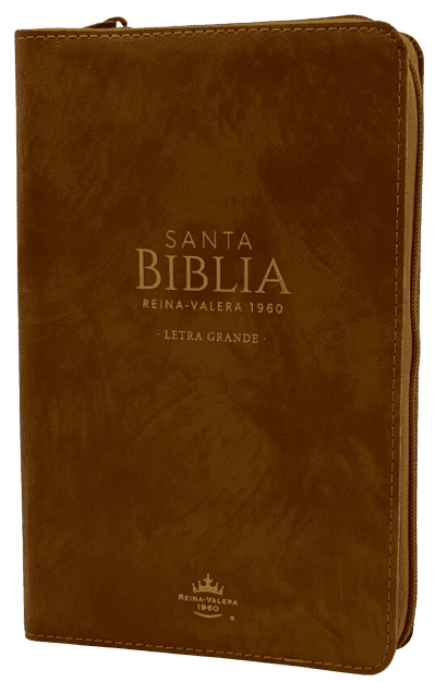RVR60 Biblia Tamaño Manual Letra Grande con Cierre