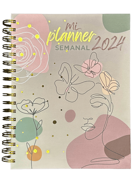 Planner Semanal 2024 Rosa