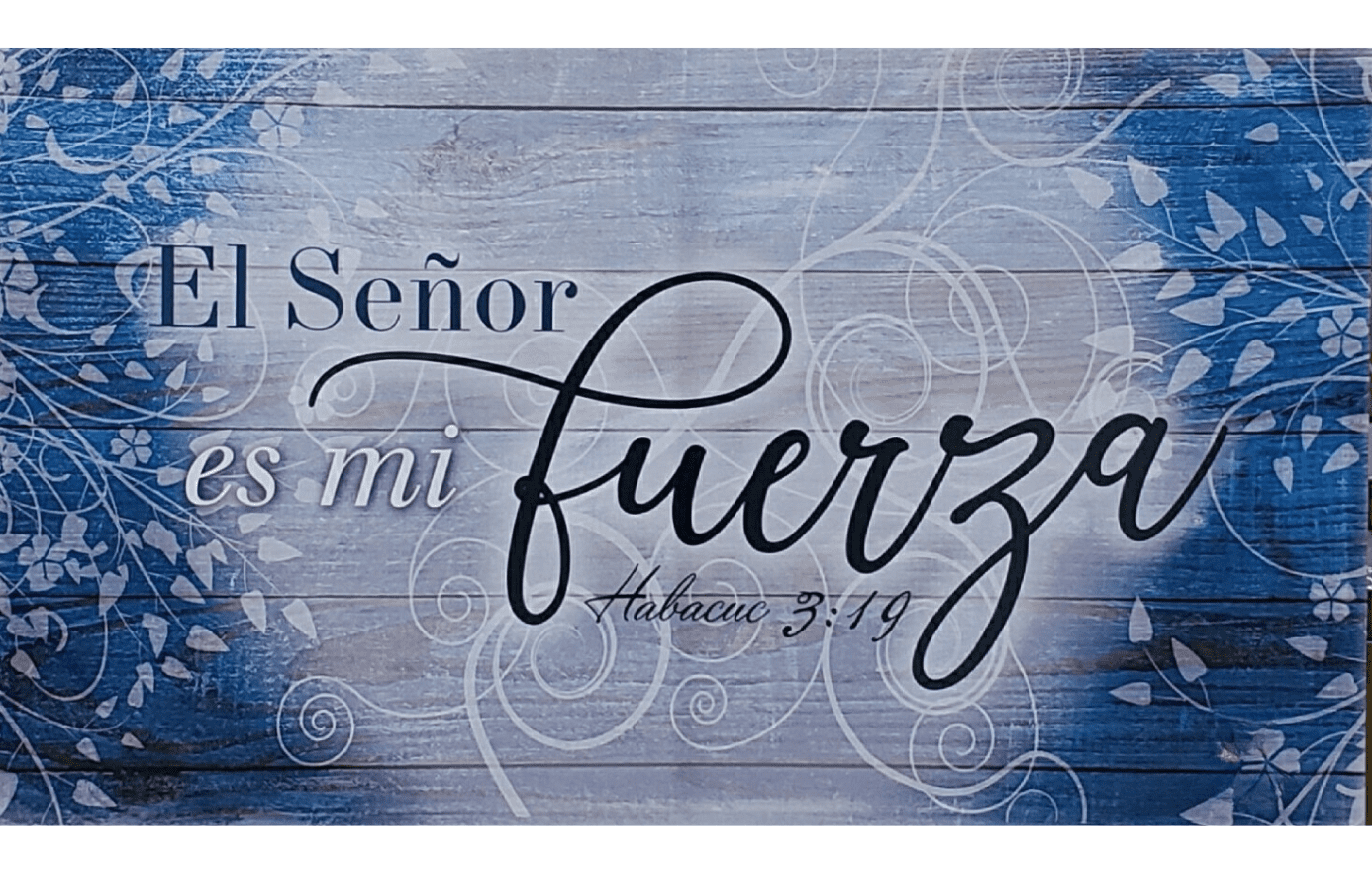Cuadro Canvas Gigante - El Señor es Mi Fuerza