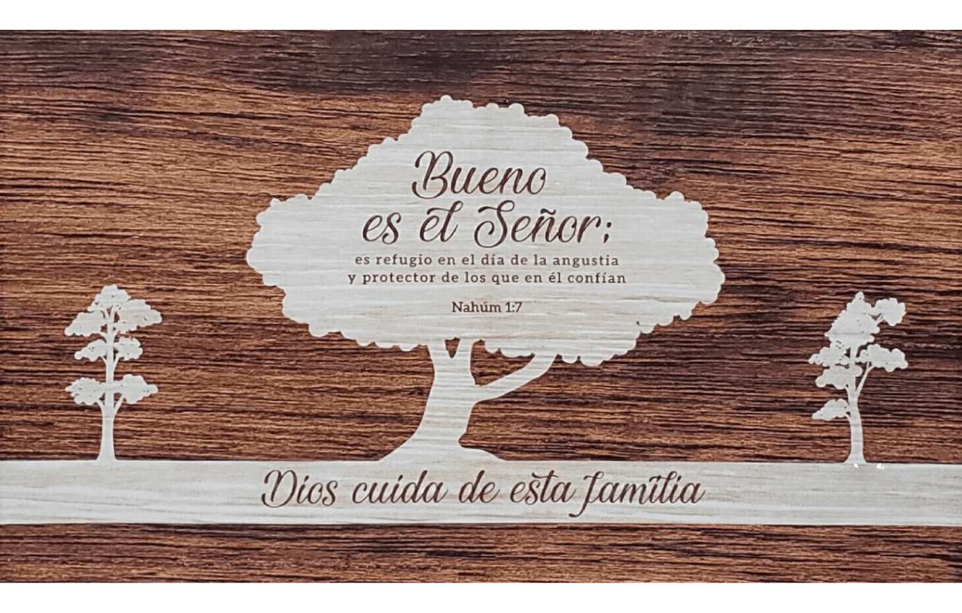 Cuadro Canvas Gigante - Dios Cuida de Esta Familia
