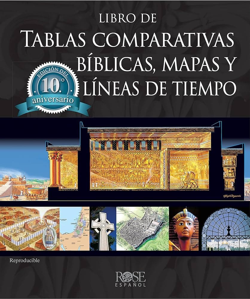 Libro de Tablas Comparativas Bíblicas, Mapas y Líneas de tiempo