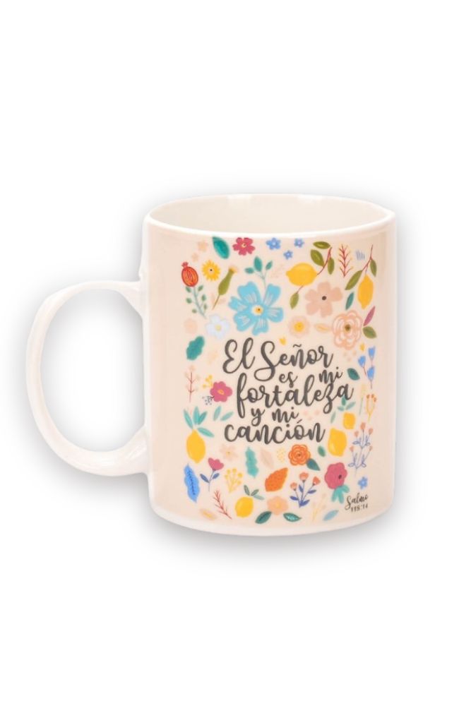 Taza Ideal 12 oz El Señor es mi Fortaleza