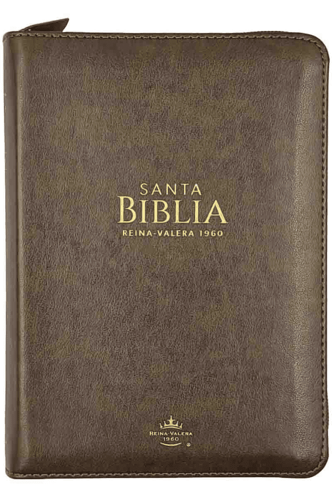 RVR60 Biblia Tamaño Compacta Letra Grande con Cierre